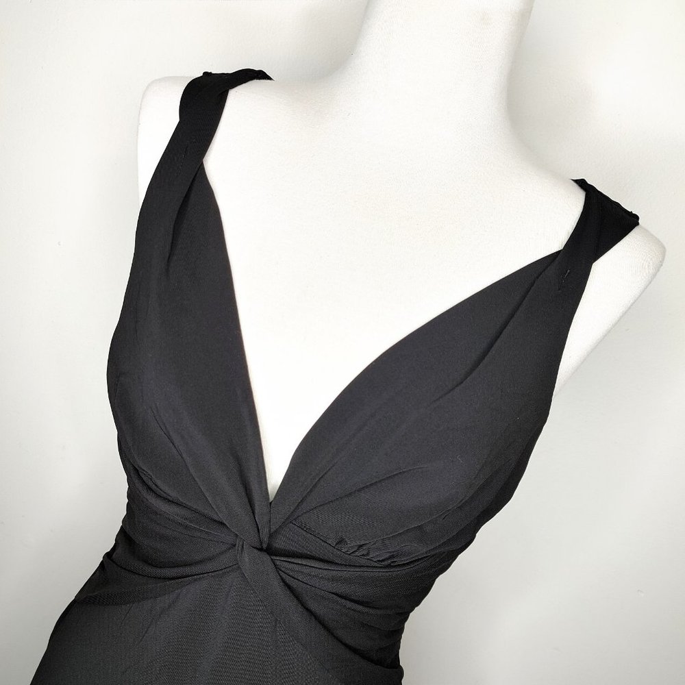 BCBG Black Knotted Dress